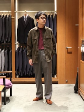 HORIKAWA HARUKIさん(メンズ・174cm)の秋コーディネート