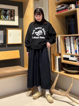 「アイテム（シャツワンピース）」を使った、Nachikaさん（レディース・158cm）の秋コーディネート