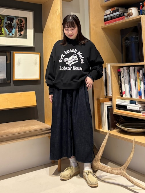 ビームスの百名品】【別注】Lee / デニム シャツ ワンピース（S