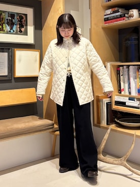 「アイテム（ブルゾン）」を使った、Nachikaさん（レディース・158cm）の秋コーディネート