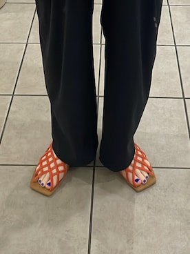 「RODE SKO」｜「アイテム（サンダル）」を使った、lisaasilさん（レディース・160cm）の春コーディネート