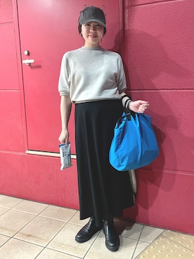 「SMELLY（スメリー）のアイテム（帽子）」を使った、lisaasilさん（レディース・160cm）の春コーディネート