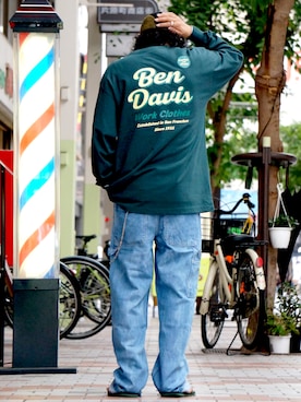 「BACK NUMBER（バックナンバー）のアイテム（キャップ）」を使った、マッスルさん（メンズ・169cm）の秋コーディネート