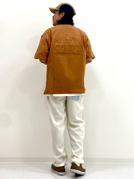 「BACK NUMBER（バックナンバー）のアイテム（キャップ）」を使った、マッスルさん（メンズ・169cm）の夏コーディネート