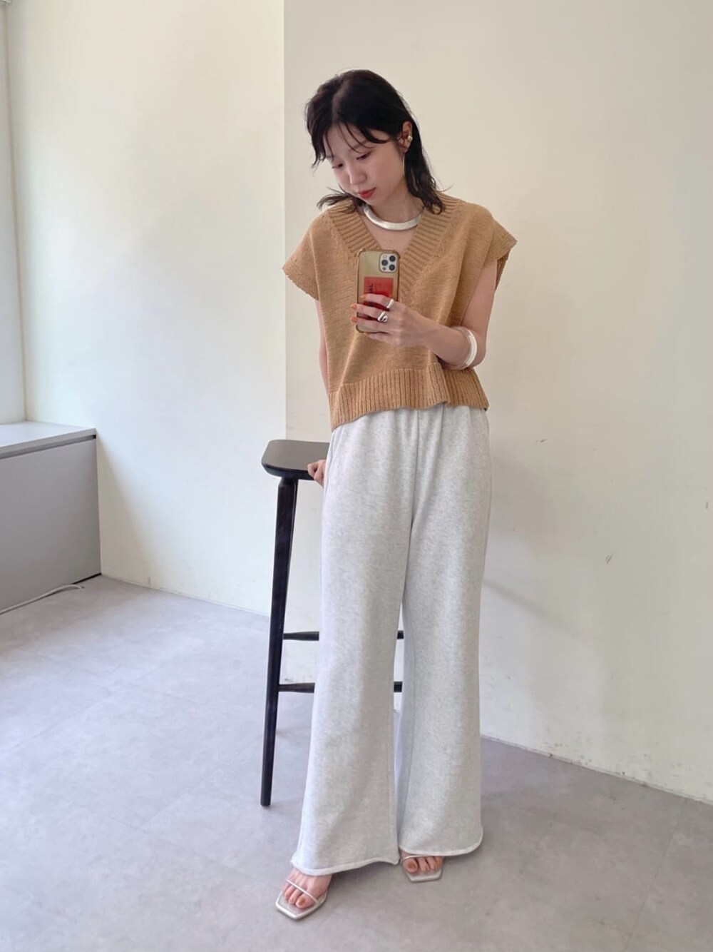 riko ishikawa(Omekashi)｜Omekashiのニット/セーターを使った 