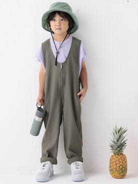 「アイテム（帽子）」を使った、ARCH&LINE Officialさん（キッズ・110cm）の春コーディネート