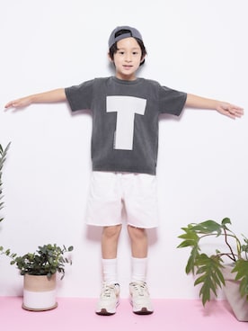 「アイテム（キャップ）」を使った、ARCH&LINE Officialさん（キッズ・127cm）の春コーディネート