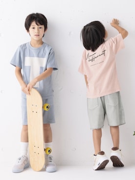 「ARCH & LINE（アーチアンドライン）のアイテム」を使った、ARCH&LINE Officialさん（キッズ・127cm）の春コーディネート