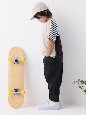 「ARCH & LINE（アーチアンドライン）のアイテム」を使った、ARCH&LINE Officialさん（キッズ・110cm）の春コーディネート