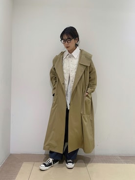「CONVERSE TOKYO（コンバーストウキョウ）のアイテム（その他アウター）」を使った、MIOさん（レディース・157cm）の秋コーディネート
