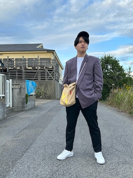 「united arrows」｜「アイテム（キャップ）」を使った、offynofuku9926さん（メンズ・175cm）の秋コーディネート
