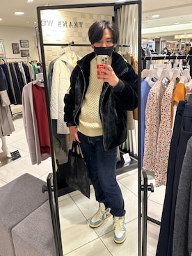「YANUK（ヤヌーク）のアイテム」を使った、offynofuku9926さん（メンズ・175cm）の冬コーディネート