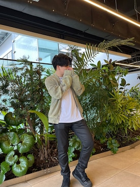 「DIESEL（ディーゼル）のアイテム（ブルゾン）」を使った、offynofuku9926さん（メンズ・175cm）の春コーディネート