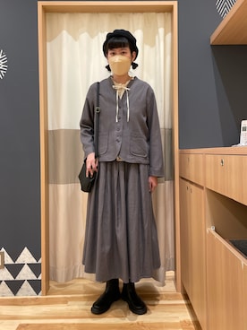 「sm2rhythm（サマンサモスモスリズム）のアイテム（ジャケット/アウター）」を使った、takechan0409さん（レディース・167cm）の秋コーディネート
