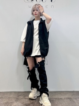「whiteland」｜「アイテム（ジャケット/アウター）」を使った、TENLUさん（レディース・156cm）の春コーディネート