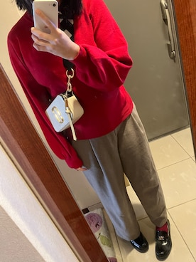 「MARC JACOBS（マークジェイコブス）のアイテム（バッグ）」を使った、rapi000さん（レディース・163cm）の冬コーディネート