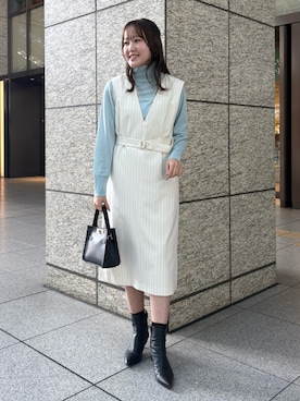 Mihoさん（レディース・160cm）の冬コーディネート