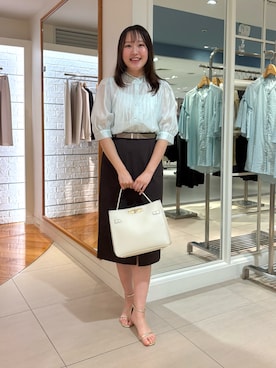 「お仕事スタイル」｜Mihoさん（レディース・159cm）の夏コーディネート