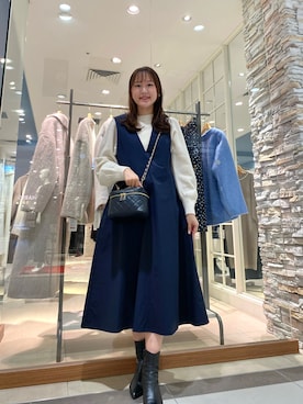 Mihoさん（レディース・159cm）の冬コーディネート