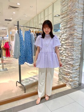 Mihoさん（レディース・159cm）の夏コーディネート