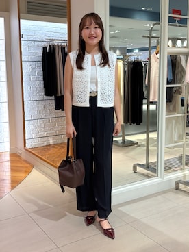 「お仕事コーデ」｜Mihoさん（レディース・159cm）の秋コーディネート
