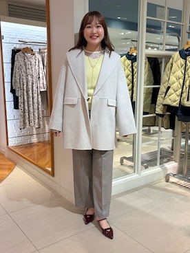 「アイテム（その他アウター）」を使った、Mihoさん（レディース・159cm）の秋コーディネート