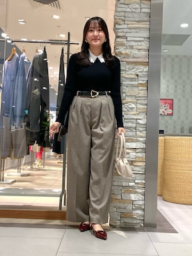 Mihoさん（レディース・159cm）の秋コーディネート