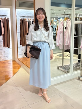 「通勤スタイル」｜Mihoさん（レディース・160cm）の春コーディネート