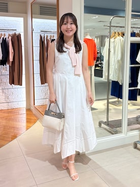 「NOLLEY’S（ノーリーズ）のアイテム（チョーカー）」を使った、Mihoさん（レディース・160cm）の春コーディネート