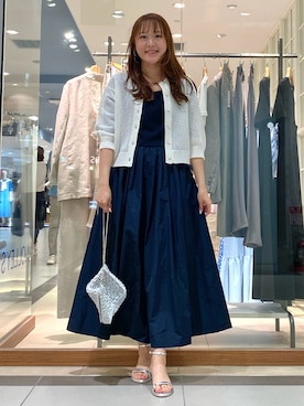 「NOLLEY’S（ノーリーズ）のストラップサンダル（サンダル）」を使った、Mihoさん（レディース・159cm）の春コーディネート