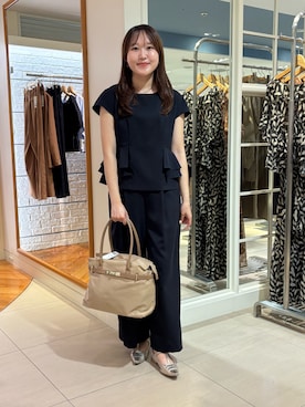 「通勤スタイル」｜Mihoさん（レディース・160cm）の春コーディネート