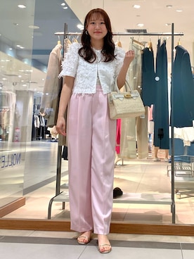 「アイテム（その他トップス）」を使った、Mihoさん（レディース・159cm）の春コーディネート