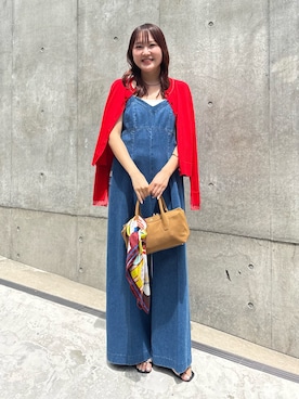 「manipuri（マニプリ）のアイテム」を使った、Mihoさん（レディース・160cm）の夏コーディネート