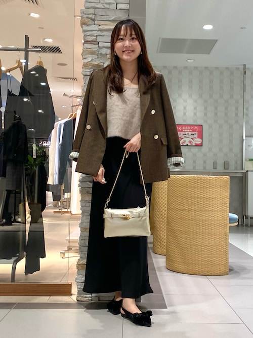 美品✨️ノーリーズソフィー サージシャークダブルジャケット テーラードジャケット NOLLEY'S Sophi（ノーリーズソフィ）の「ウォッシャブルサージ