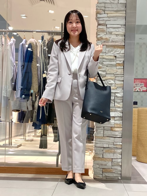 セール】《セットアップ対応》ウォッシャブルウール調サージノーカラー