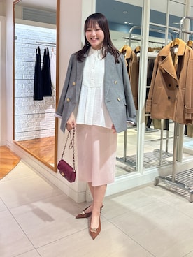 「grace grace （グラスグラス）のアイテム」を使った、Mihoさん（レディース・160cm）の秋コーディネート