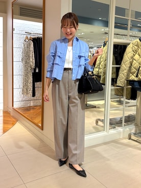 「アイテム（その他トップス）」を使った、Mihoさん（レディース・159cm）の秋コーディネート
