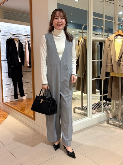 ノーリーズ　ウォッシャブルVネック サロペット　36 ウォッシャブルVネックサロペット | NOLLEY'S(ノーリーズ)レディース