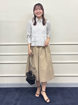 「キュロット」｜Mihoさん（レディース・160cm）の秋コーディネート