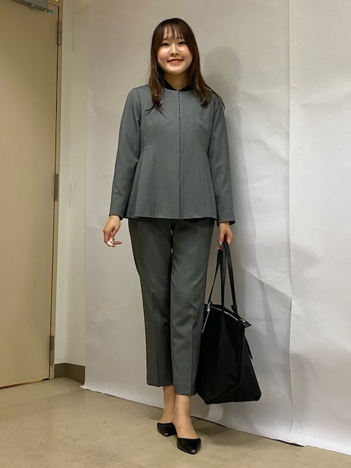 セール】《セットアップ対応》バーズアイペプラムジャケット（ノー