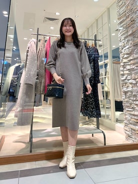 Mihoさん(レディース・159cm)の冬コーディネート