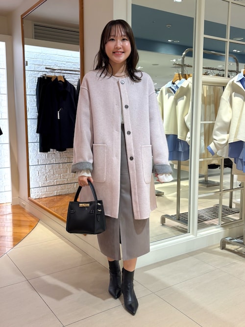 バイカラーリバーコート（ノーカラーコート）｜NOLLEY'S（ノーリーズ