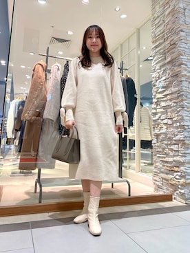 Mihoさん(レディース・159cm)の冬コーディネート