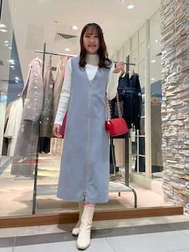 Mihoさん(レディース・159cm)の冬コーディネート