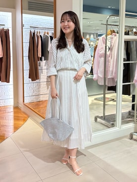 「The Bagmati（ザバグマティ）のアイテム」を使った、Mihoさん（レディース・160cm）の春コーディネート