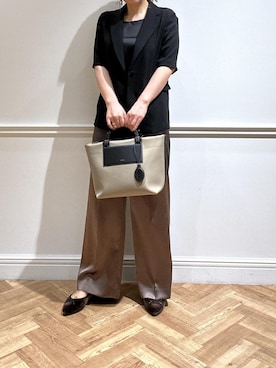 「E'POR（エポール）のアイテム」を使った、sariさん（レディース・162cm）の春コーディネート