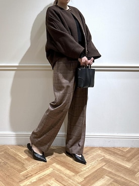 「アイテム（パンプス）」を使った、sariさん（レディース・162cm・40代）の冬コーディネート
