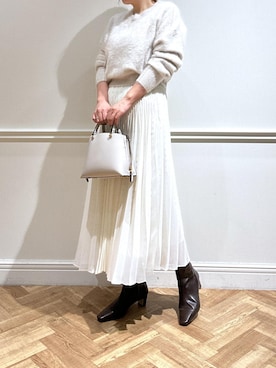 「アイテム（ハンドバッグ）」を使った、sariさん（レディース・162cm・40代）の秋コーディネート