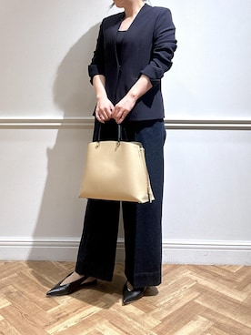 「E'POR（エポール）のアイテム」を使った、sariさん（レディース・162cm）の冬コーディネート