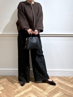 「E'POR（エポール）のアイテム」を使った、sariさん（レディース・162cm）の冬コーディネート